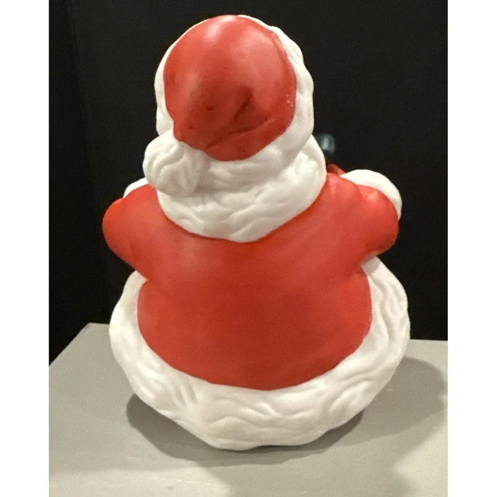 Partylite P0183 Santa Votive Candle‎ Holder Shelf Sitter Holiday Christmas Box